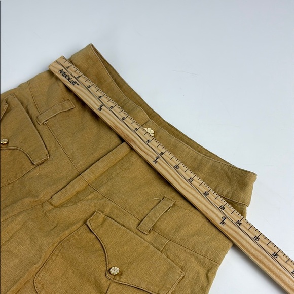 Dagg & Stacey Cotton Shorts Tan Size Small - Picture 6 of 8